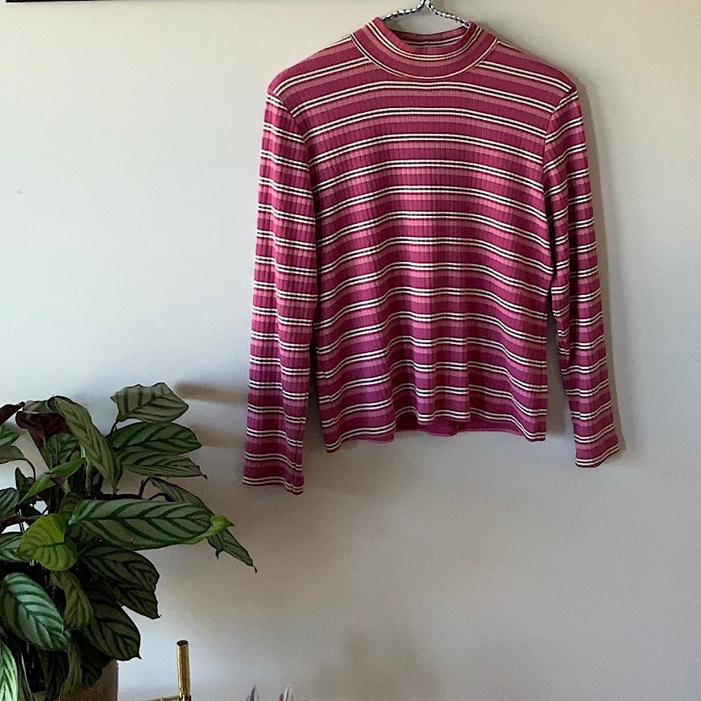 Pink Striped Long Sleeve
